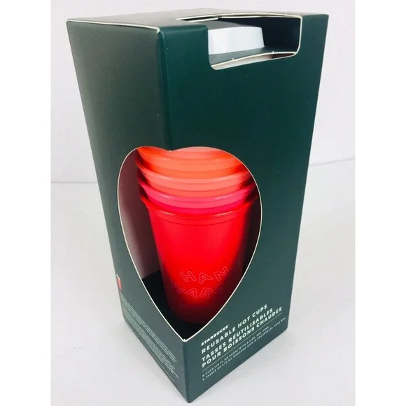 Starbucks Lot Holiday 2019 Reusable Hot Cold Cups - Picture 2 of 11